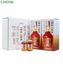 画像2: ギフト用『 特撰蝶矢人参酒 700ml ×2本+60ml×2本』ロングセラー商品! ローヤルゼリーも配合し、梅酒で風味を加えた健康酒【通販限定】 (2)