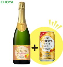 画像1: 【バレンタインラッピング可能】【2/28まで！熟成一年ソーダ付き】The CHOYA Ume Salute 750ml（ザ・チョーヤ ウメ サルーテ） (1)
