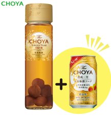 画像1: 【バレンタインラッピング可能】【2/28まで！熟成一年ソーダ付き】チョーヤ 本格梅酒 The CHOYA『 至極の梅』 650ml (1)