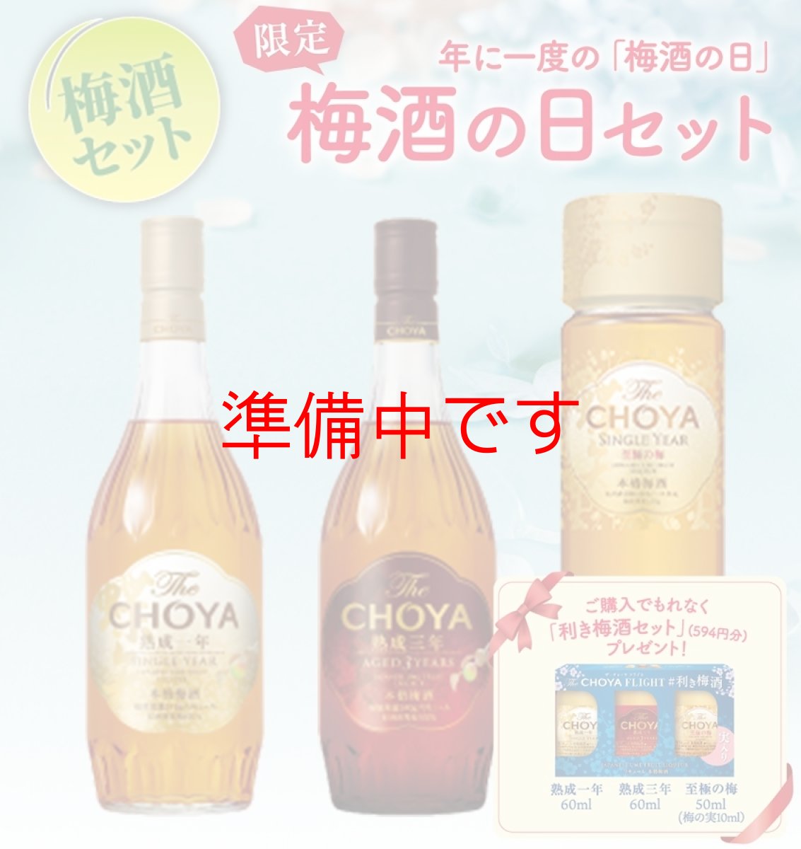 画像1: 【6/30まで！】年に一度の梅酒の日セット (1)