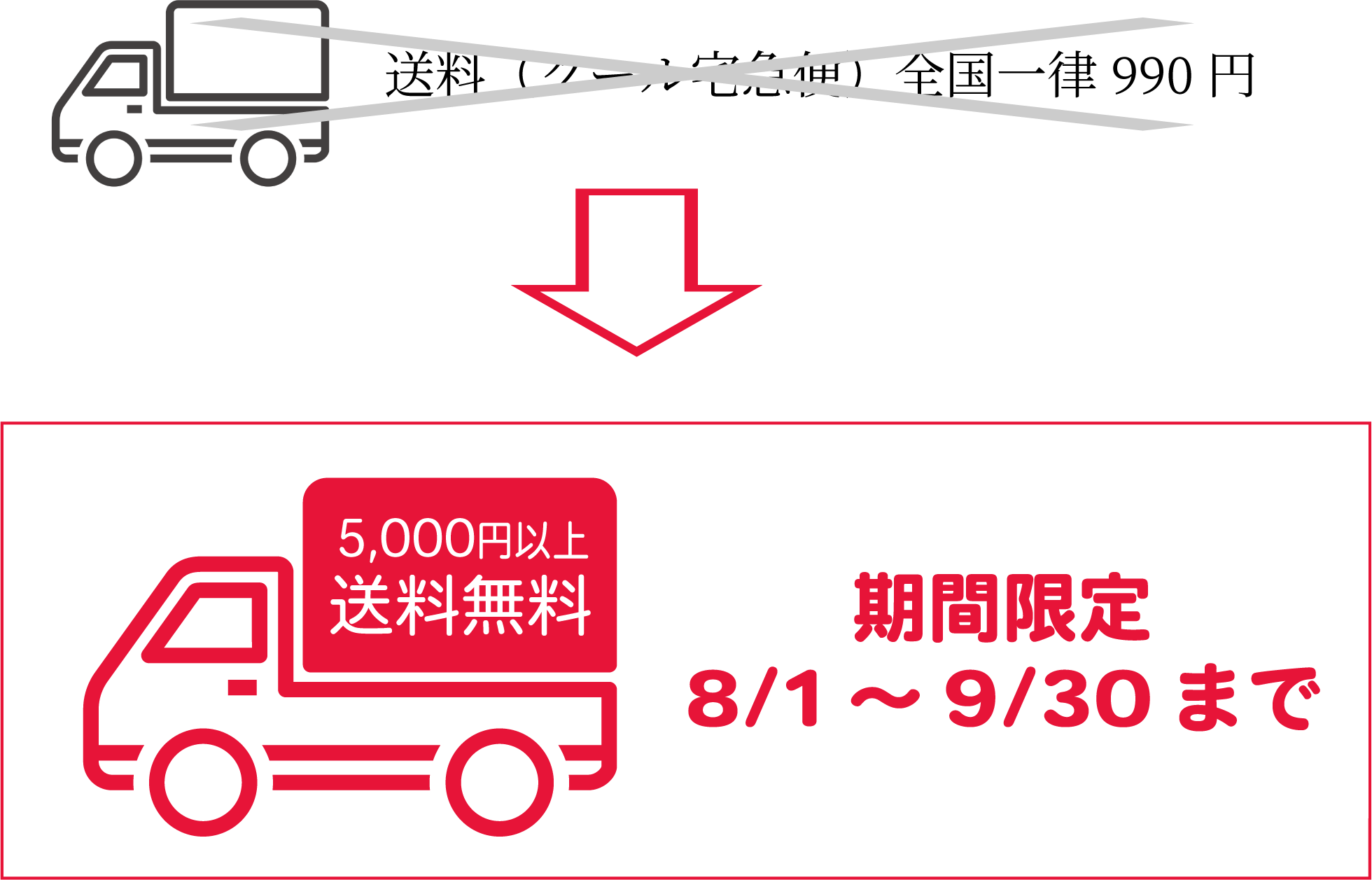 5000円以上送料無料