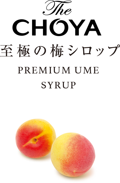 The CHOYA 至極の梅シロップ PREMIUM UME SYRUP