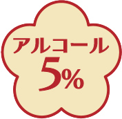 アルコール％