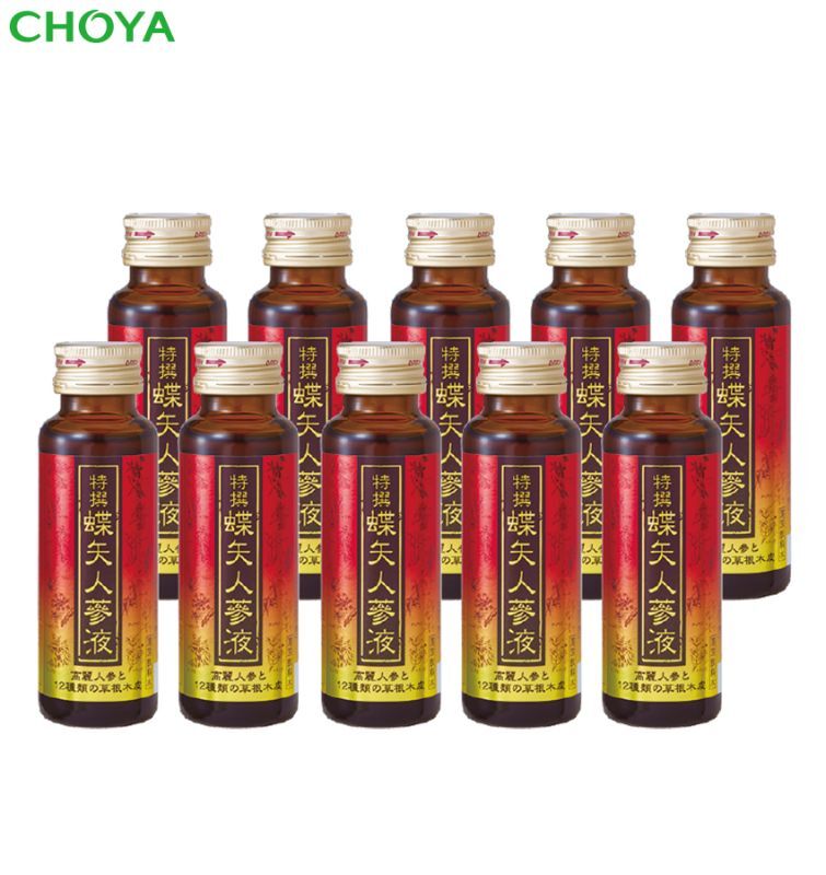 特撰蝶矢人参液　50ml×10本　（清涼飲料水）